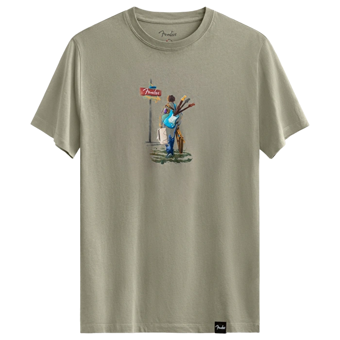 KAFT X FENDER X ZUHAL En Route - Concrete New - Tasarım T-Shirt - Unisex